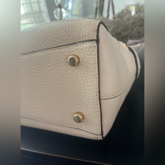 Coach Swagger Pebbled Leather Satchel or Crossbody Chalk Color - Picture 11 of 15